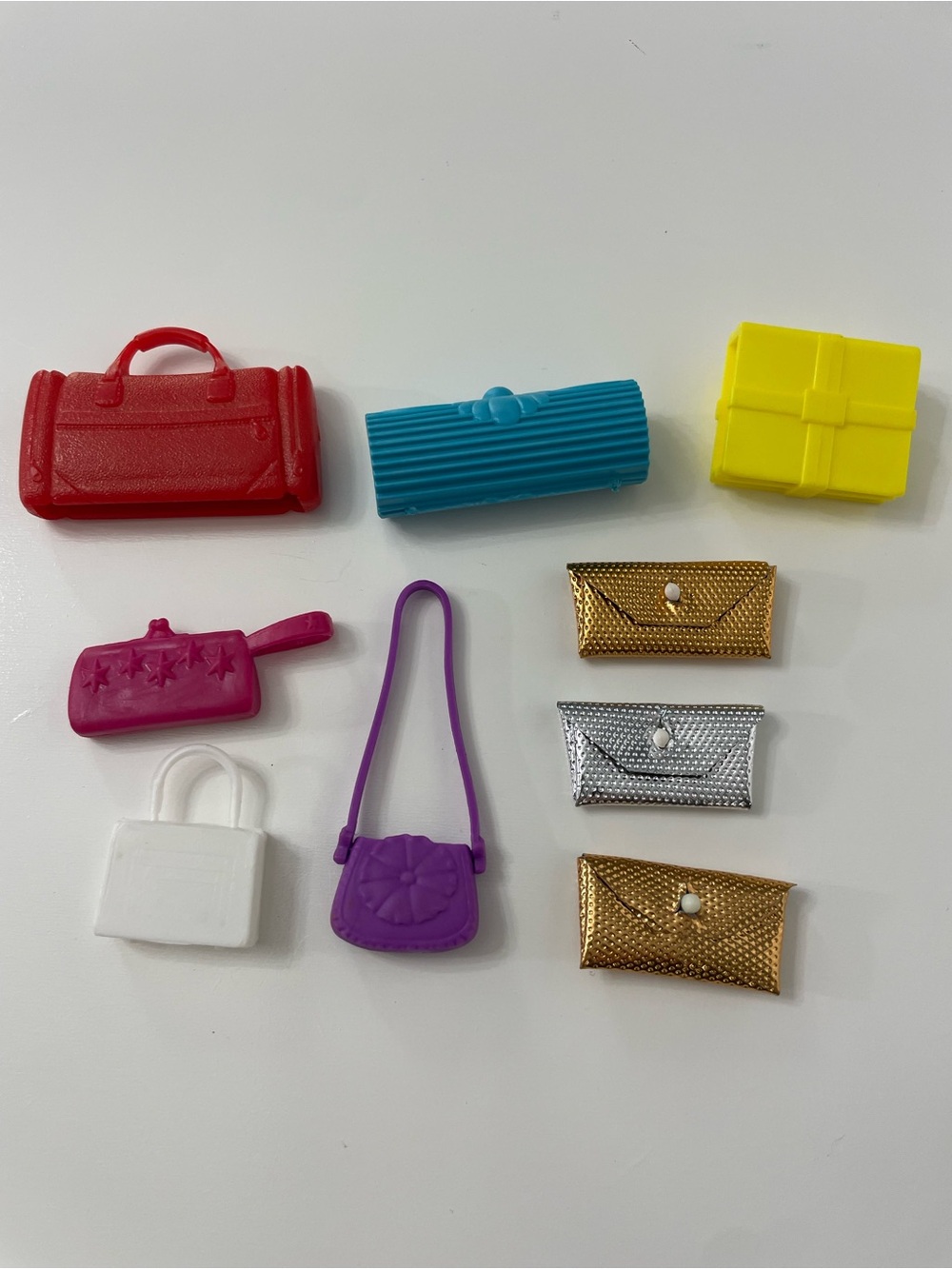 Mattel VTG Barbie Ken Doll Purses Clutch Briefcase Accessories Collectible Toys